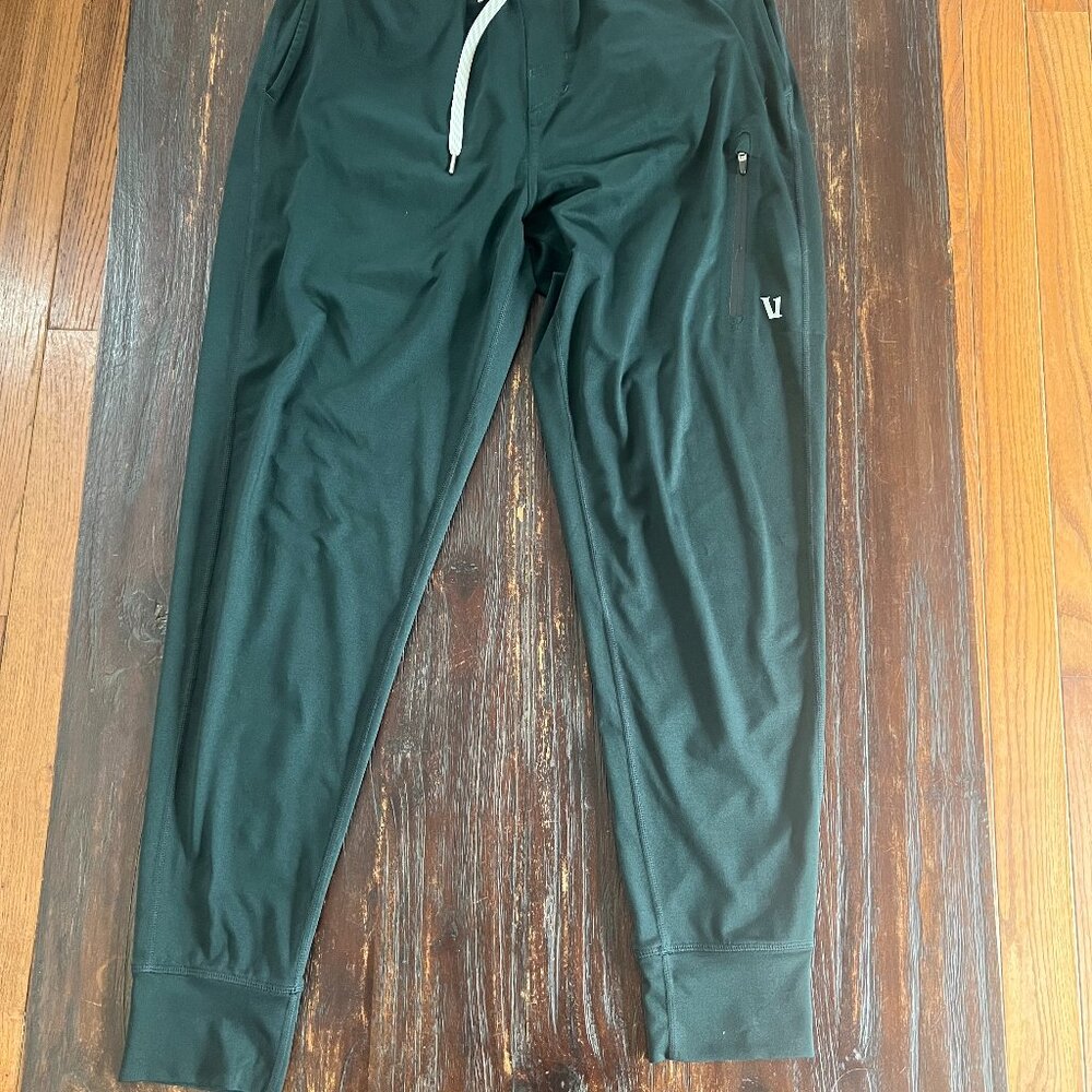 Men's Vuori Sunday Performance Joggers, Hunter Green, Size XS